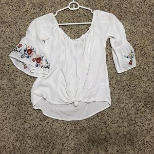 off the shoulder top